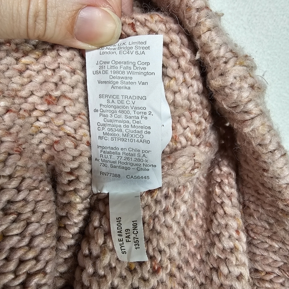 Madewell Beresford Wrap Front Pullover Knit Sweater Size Small - Picture 6 of 8